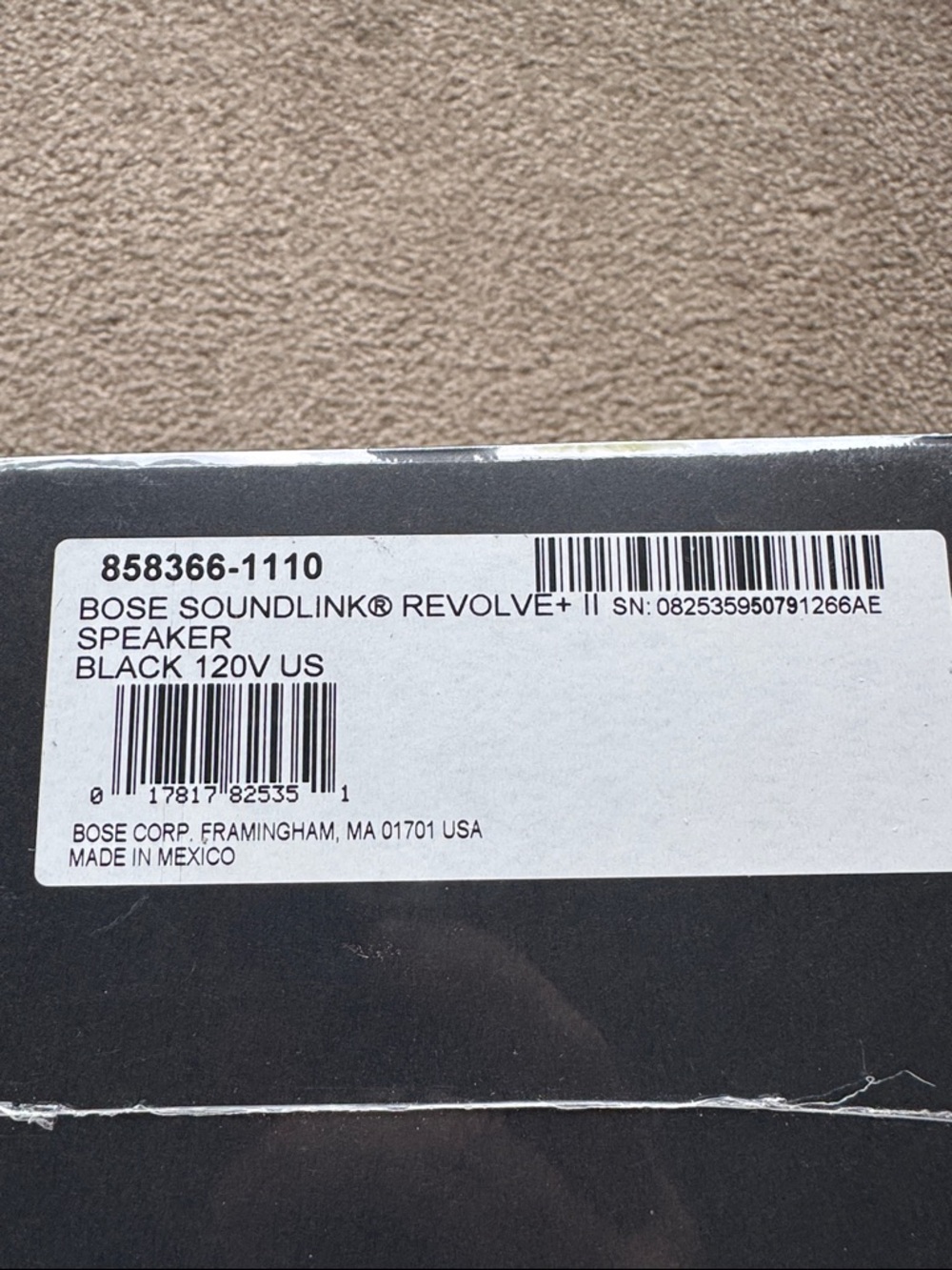 Bose SoundLink Revolve+ II Portable Speaker — Black - Picture 2 of 3